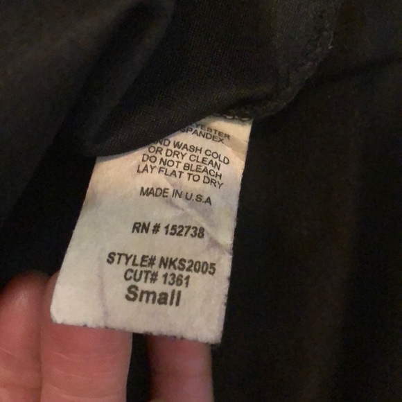 Black faux suede Envelope Mini Skirt size small - Picture 4 of 6